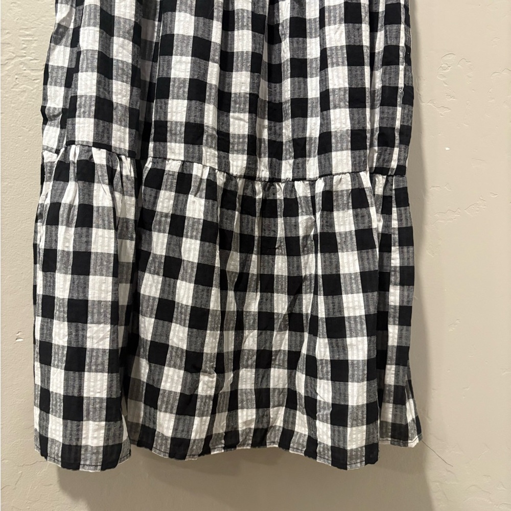 Croft & Barrow Black & White Checkered Dress - Picture 6 of 8